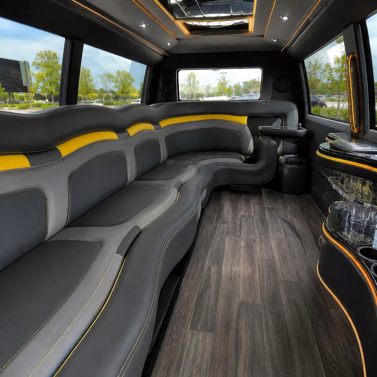 dallas limo interior